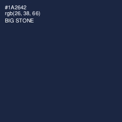 #1A2642 - Big Stone Color Image